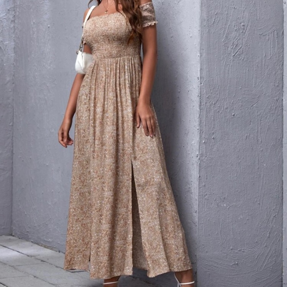 Shein off the shoulder with middle slit